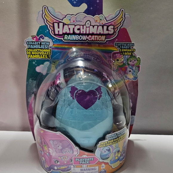 Hatchimals CollEGGtibles, Rainbow-Cation  Play Date Pack  Blue Egg NWT - Picture 1 of 6